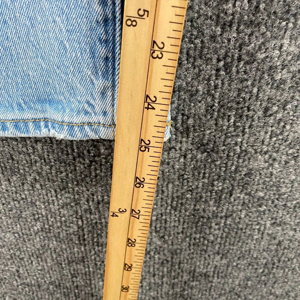 Levis Premium Jeans Womens‎ 29 Blue Wedgie Straight High Rise Button Fly Y2K - Picture 12 of 12